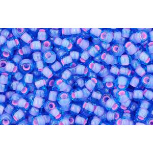 cc938 - Toho beads 11/0 aqua/ pink (10g)