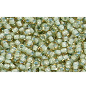 Buy cc952 - Toho beads 11/0 rainbow topaz/sea foam lined (10g)