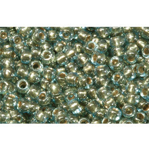 Buy cc990 - Toho beads 11/0 gold lined aqua (10g)