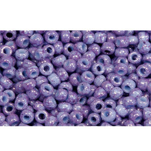 Buy cc1204 - Toho beads 11/0 marbled opaque light blue/amethyst (10g)