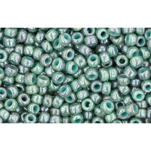 Buy cc1207 - Toho beads 11/0 marbled opaque turquoise/blue (10g)