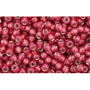 Buy cc2113 - Toho beads 11/0 silver lined milky pomegranate (10g)