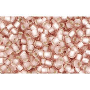cc31f - Toho beads 11/0 silver lined frosted rosaline(10g)