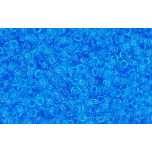 cc3b - Toho beads 15/0 transparent dark aquamarine (5g)