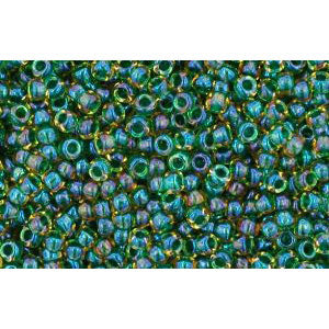 Buy cc242 - Toho beads 15/0 inside colour luster jonquil/emerald lined (5g)