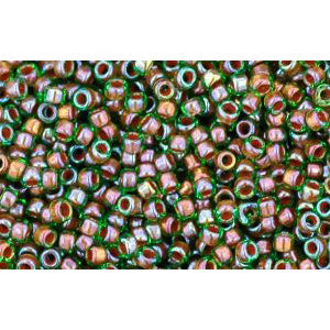 Buy cc249 - Toho beads 15/0 inside colour peridot/emerald lined (5g)