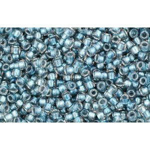 cc288 - Toho beads 15/0 inside colour crystal metallic blue lined (5g)