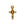 Beads wholesaler  - Charm Pendant Retro Cross Antique Quality Gold Plated 19x10mm (1)