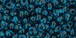 cc7bd - Toho magatama beads 3mm transparent capri blue (10g)