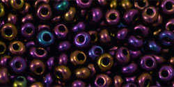 cc85 - Toho magatama beads 3mm metallic iris purple (10g)