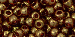 cc421 - Toho beads 6/0 gold lustered transparent pink (10g)