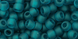cc7bdf - Toho beads 6/0 transparent frosted teal (10g)