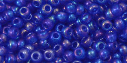 cc178 - toho beads 8/0 transparent rainbow sapphire (10g)