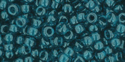 cc7bdf - Toho beads 8/0 transparent frosted teal (10g)