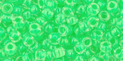 cc805 - Toho beads 8/0 luminous neon green (10g)