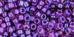 cc928 - Toho beads 8/0 rainbow rosaline/opaque purple lined (10g)