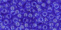 cc942 - Toho beads 8/0 transparent sapphire (10g)