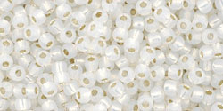 Buy cc2100 - Toho beads 11/0 silver-lined milky white (10g)