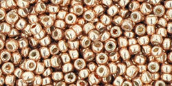 Buy ccPF551 - Toho Beads 11/0 Round Galvanized Rose Gold (10gr)
