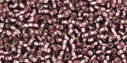 cc26b - Toho beads 15/0 silver lined medium amethyst(5g)