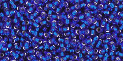 cc28 - Toho beads 15/0 silver lined cobalt(5g)