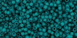 cc7bdf - Toho beads 15/0 transparent-frosted teal (5g)