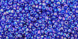 cc87 - Toho beads 15/0 transparent rainbow cobalt (5g)