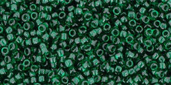Buy cc939 - Toho beads 15/0 transparent green emerald (5g)