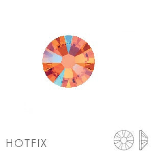 2038 hotfix flat back Tangerine Shimmer ss6 -2mm (80)