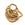 Beads wholesaler  - Glass Bead Golden Bronze, Faceted, 3mm, Hole: 0.5mm (1 strand)