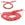 Beads wholesaler  - Rondelle Beads Donut Faceted Glass Strawberry Quartz - 8x5mm (1 Strand-36cm)