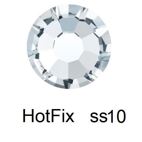 Flatback Hotfix Preciosa Crystal 00030 - ss10-2.70mm (80)
