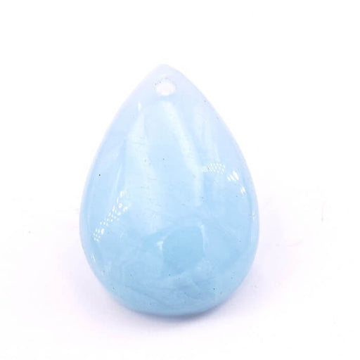 Buy Drop Pendant Aquamarine 20-22x11-15x6mm - Hole: 1.2mm (1)