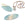 Beads wholesaler  - Pendant Oval Natural Amazonite Blue Green - 35x15x3.5mm - Hole: 1.5mm (1)