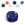 Beads wholesaler  - Square pendant faceted lapis lazuli - 11x11mm - hole: 1mm (1)