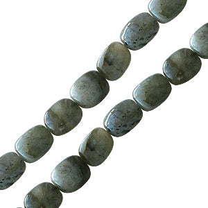 Labradorite nugget beads 8x10mm strand (1)