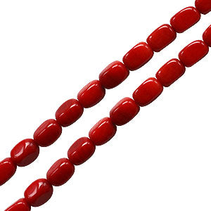 Bamboo coral nugget beads 4x6mm strand (1)