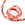 Beads wholesaler  - Rondelle Beads Faceted Jade Dyed Strawberry Quartz - 4x3mm - Hole: 1mm (1 strand-35cm)
