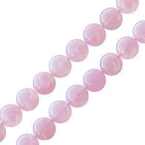 Rose quartz round beads 6mm strand (1)