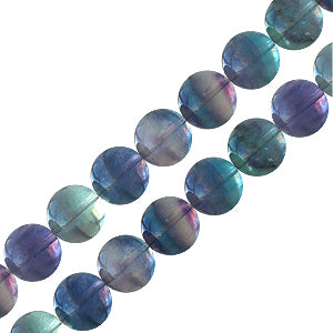 Rainbow fluorite round beads 6mm strand (1)
