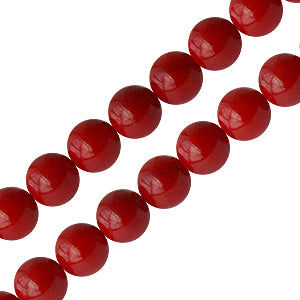 Bamboo coral round beads 6mm strand