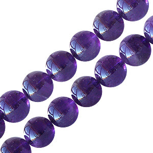 Buy Amethyst round beads 8mm strand (1)