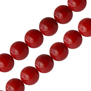 Bamboo coral round beads 8mm strand
