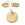 Beads wholesaler  - Medal Round Charm Love Engraved Gold Plated 9mm Quality (1)