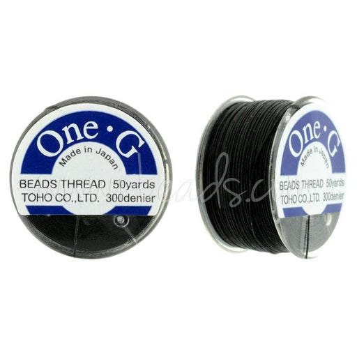 Buy Toho One-G bead thread Black 50 yards/45m (1)