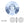 Beads Retail sales Swarovski 3018 Rivoli CB Button Crystal Blue Shade Unfoiled 23mm -(1)