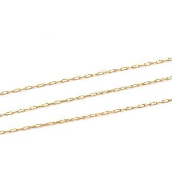 Magical beading chain stainless steel GOLD 0.5mm (50cm)
