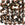 Beads Retail sales Czech fire-polished beads dark bronze 6mm (50)