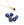 Beads Retail sales Charms Natural Jade LAPIS BLUE colour beads 8mm + ring gold plated ( 2 beads)