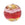 Beads wholesaler  - Murano bead round pink and gold 12mm (1)